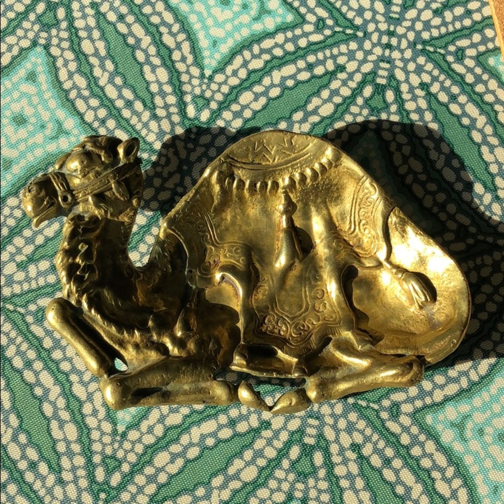 Vintage Brass Camel Trinket Dish - Picture 5 of 7